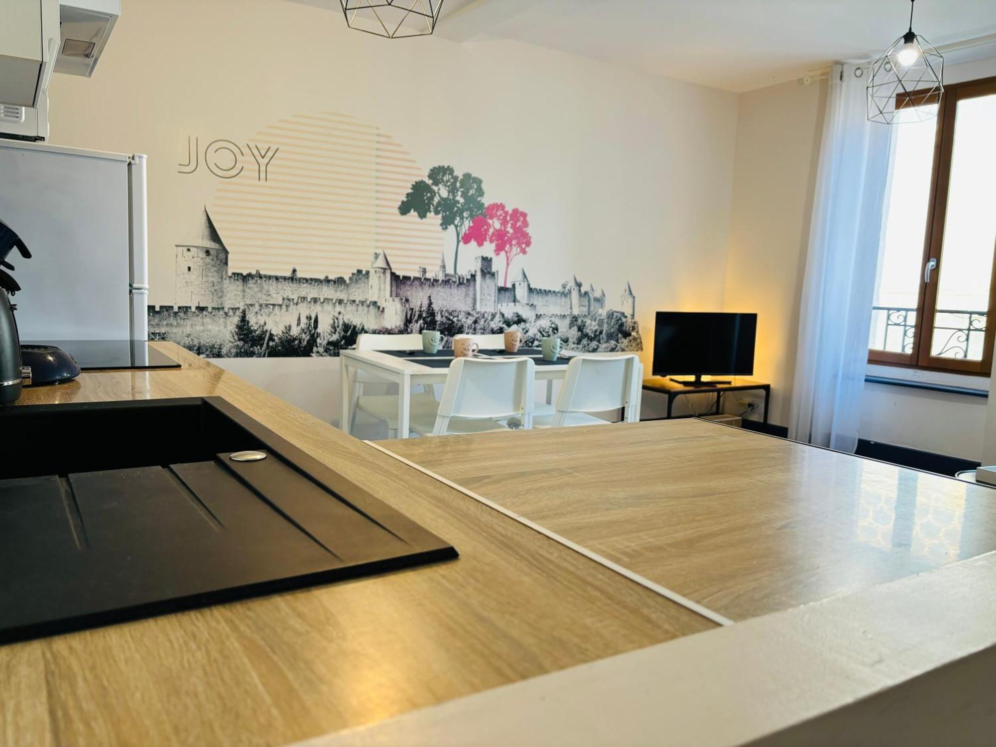 Spacieux, Climatise, Quartier Calme, Proche Chateau, Le Cocon De Joy Carcassone Kültér fotó